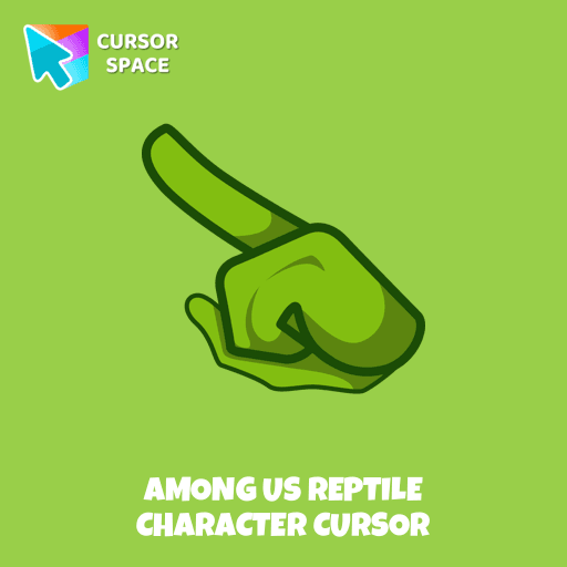 Among Us Reptile Character cursor
